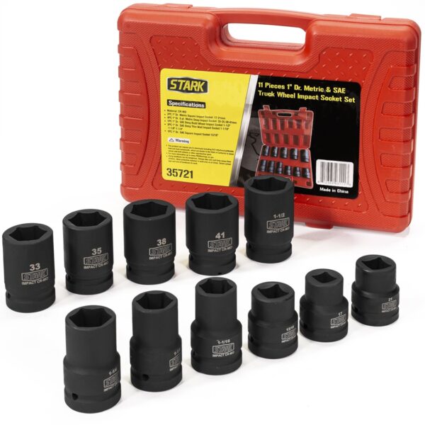 1″ DR 11PC TRUCK WHEEL SERVICE SET