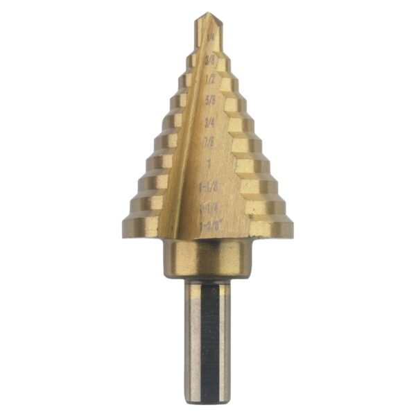 #5 TITANIUM STEP DRILL BIT 1/4″ – 1-3/8″