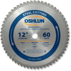 12″x60Tx1″ STEEL/METAL SAW BLADE