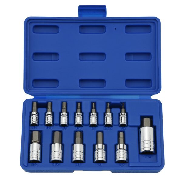 13PC HEX BIT SOCKET SET METRIC