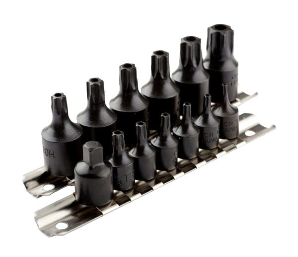 15PC 1/4″ & 3/8″ IMPACT TAMPER BITS