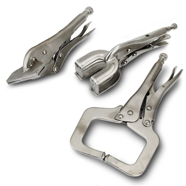 3PC LOCK GRIP WELDERS CLAMP SET