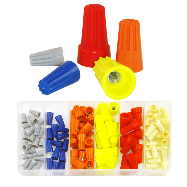 158PC WIRE NUT CONNECTOR ASSORTMENT