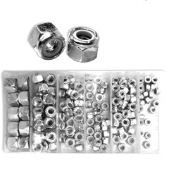 150PC NYLON LOCK NUT ASSORTMENT SET