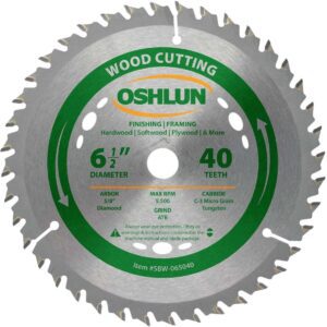 6.50″X40tpix5/8″ Carbide Saw Blade