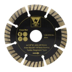 4.5″x7/8″ SEGMNT TURBO DIAMND BLADE