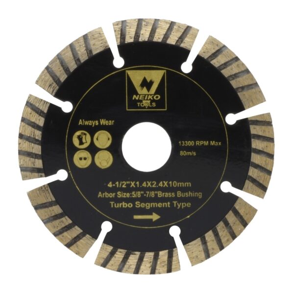 4.5″x7/8″ SEGMNT TURBO DIAMND BLADE