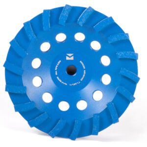 BLUE LIGHTNING 4″ SEGMENTED DIAMOND CUP WHEEL