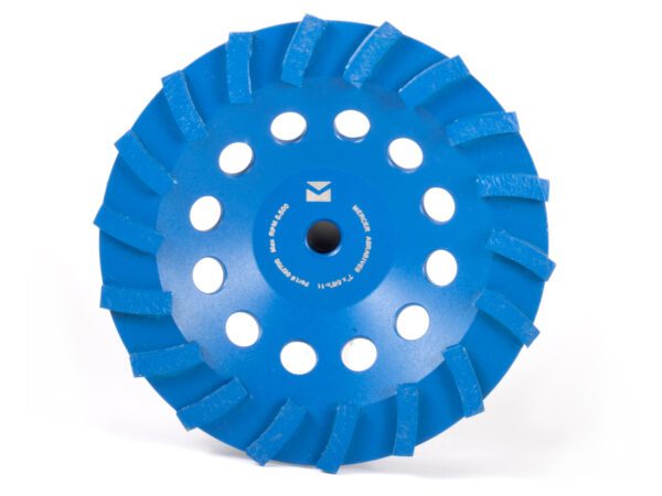 BLUE LIGHTNING 4″ SEGMENTED DIAMOND CUP WHEEL