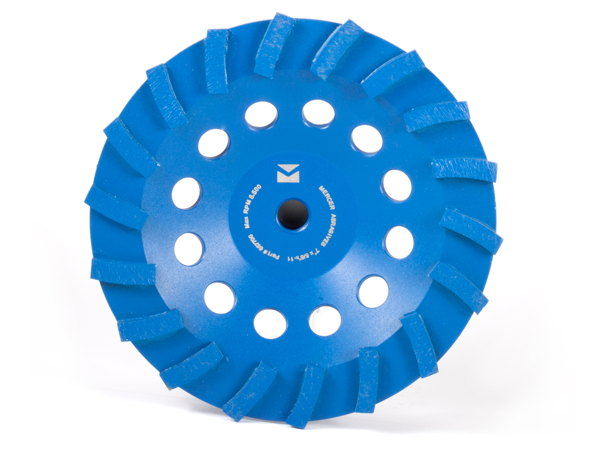 BLUE LIGHTNING 4″ SEGMENTED DIAMOND CUP WHEEL