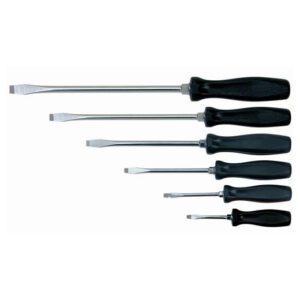 6pc Premium Slotted Screwdriver Set