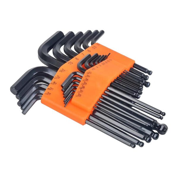 25pc Ball-End Hex Key Set Sae/Mm