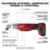 MILWAUKEE M18™ CORDLESS 2-SPEED 3/8″ RIGHT ANGLE IMPACT WRENCH - Image 3