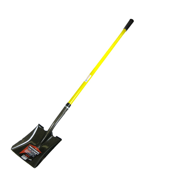 30″ SQUARE POINT SHOVEL WITH FIBERGLASS D-HANDLE