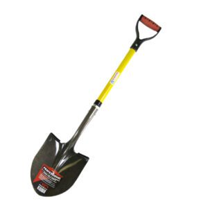 48″ ROUND POINT SHOVEL WITH FIBERGLASS HANDLE