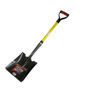 48″ SQUARE POINT SHOVEL WITH FIBERGLASS HANDLE