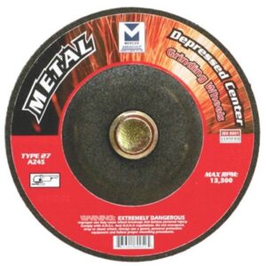 Mercer 4.5″ X 1/4″ X 7/8″ Metal Grinding Wheel T27