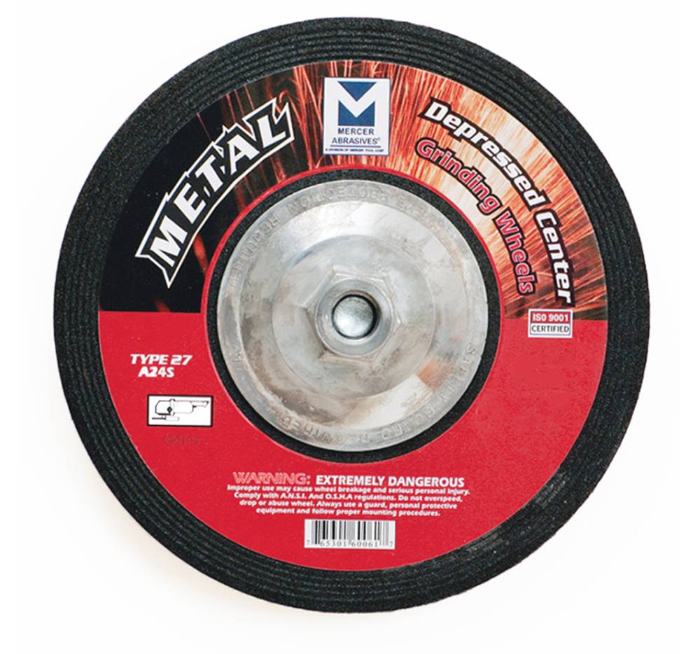 Mercer 4.5″ X 1/4″ X 5/8-11 Grinding Wheel T27