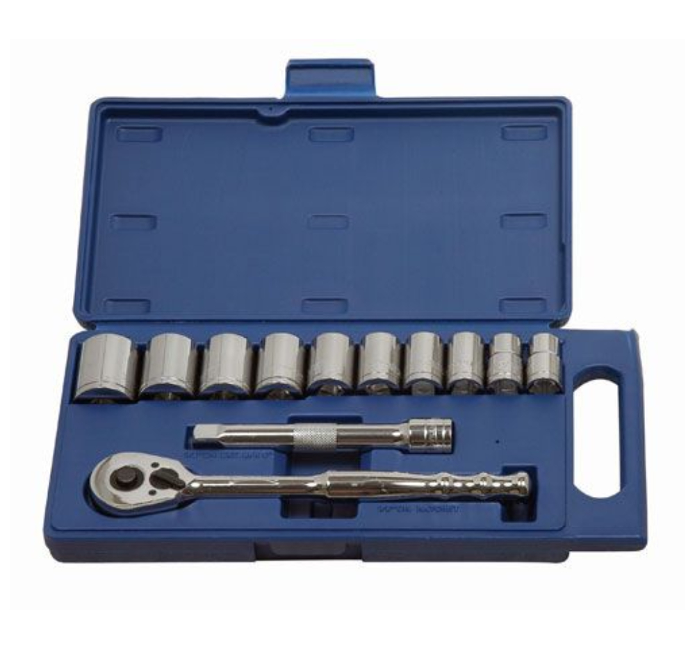 JHW 1/2 DR 12PC SOCKET SET SAE