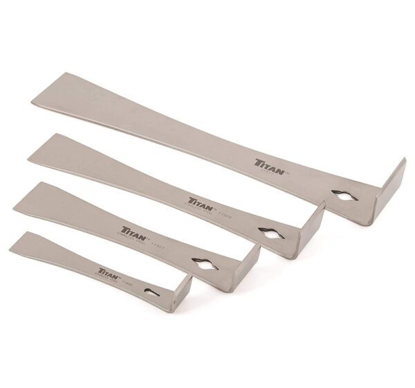 Titan 4pc Stainless Steel Pry Bar Set